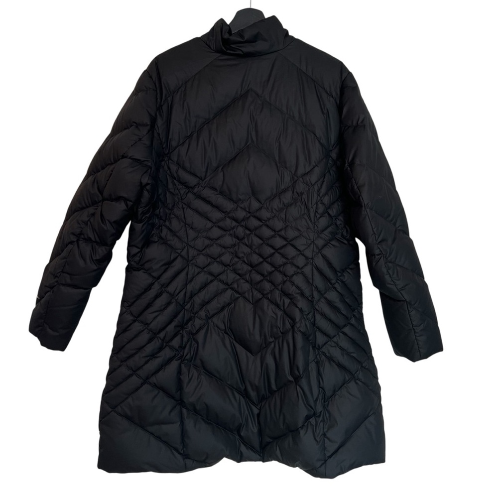 Eddie Bauer Essential Down Parka Jacket Black Xxl… - image 4